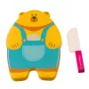 LEAN TOYS Tábua de corte de frutas e legumes com conjunto de facas brinquedo educativo para crianças