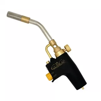 ELICO PROFITECH Queimador a gás AX1-022CGA | acendimento piezoelétrico, chama regulável, butano EN417