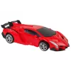 LEAN TOYS Robô carro 2 em 1 veículo RC telecomandado vermelho