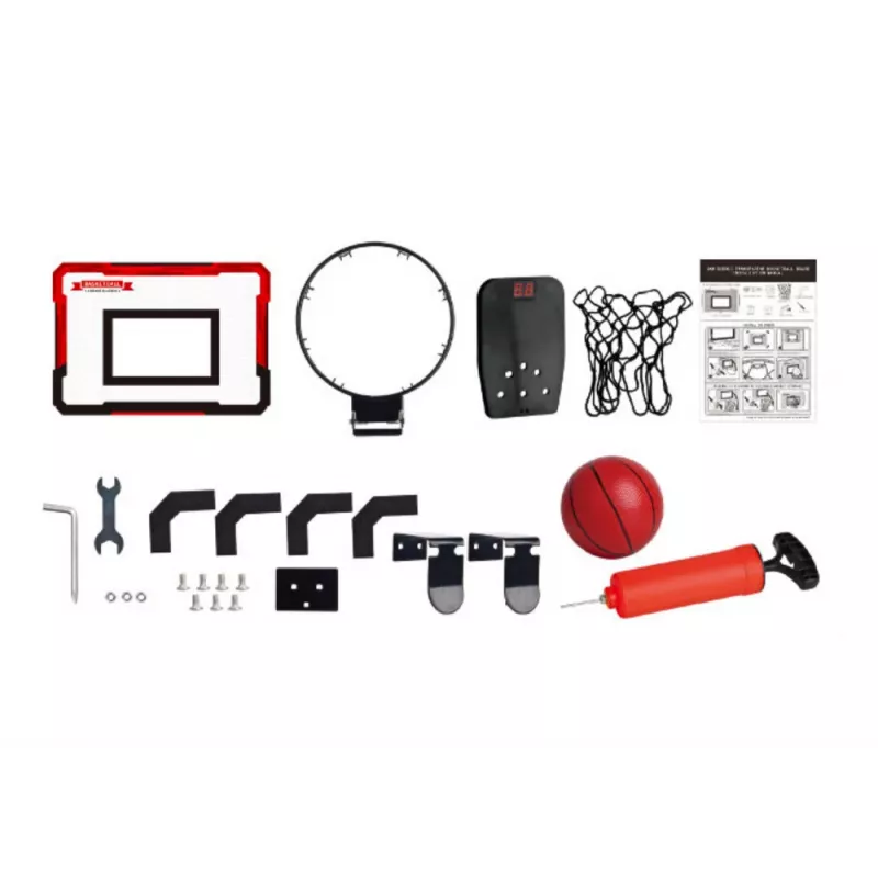 LEAN TOYS conjunto de basquetebol infantil com tabela contador e bola