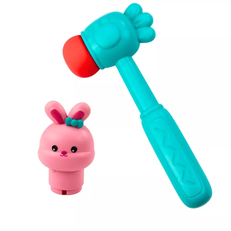 LEAN TOYS Jogo Arcada Martelar Cenouras com Coelho Saltitante