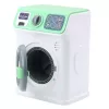 LEAN TOYS Máquina de Lavar para Crianças com Tambor Rotativo, Luzes e Sons, Branco e Verde