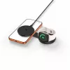 TECH-PROTECT A55 Carregador Magnético MagSafe 2 em 1 25W Qi2.2 Preto