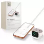 TECH-PROTECT A55 Carregador Magnético MagSafe 2 em 1 25W Qi2.2 Branco