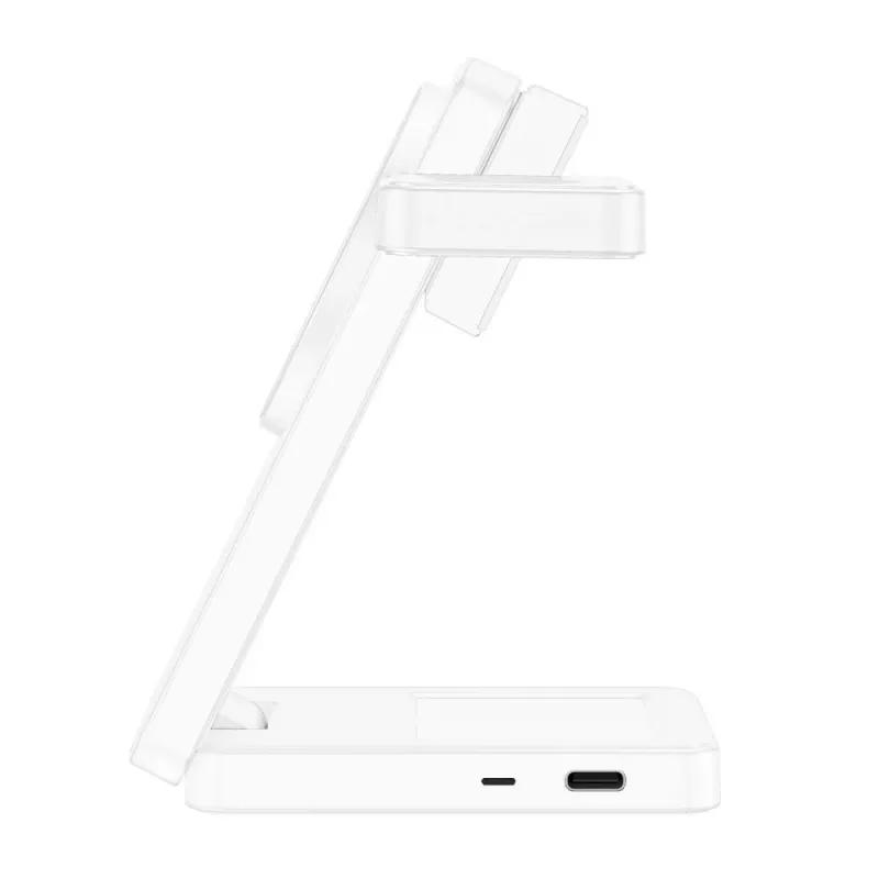 TECH-PROTECT A56 Carregador sem Fios Magnético MagSafe 3 em 1 25W Qi2.2 Branco
