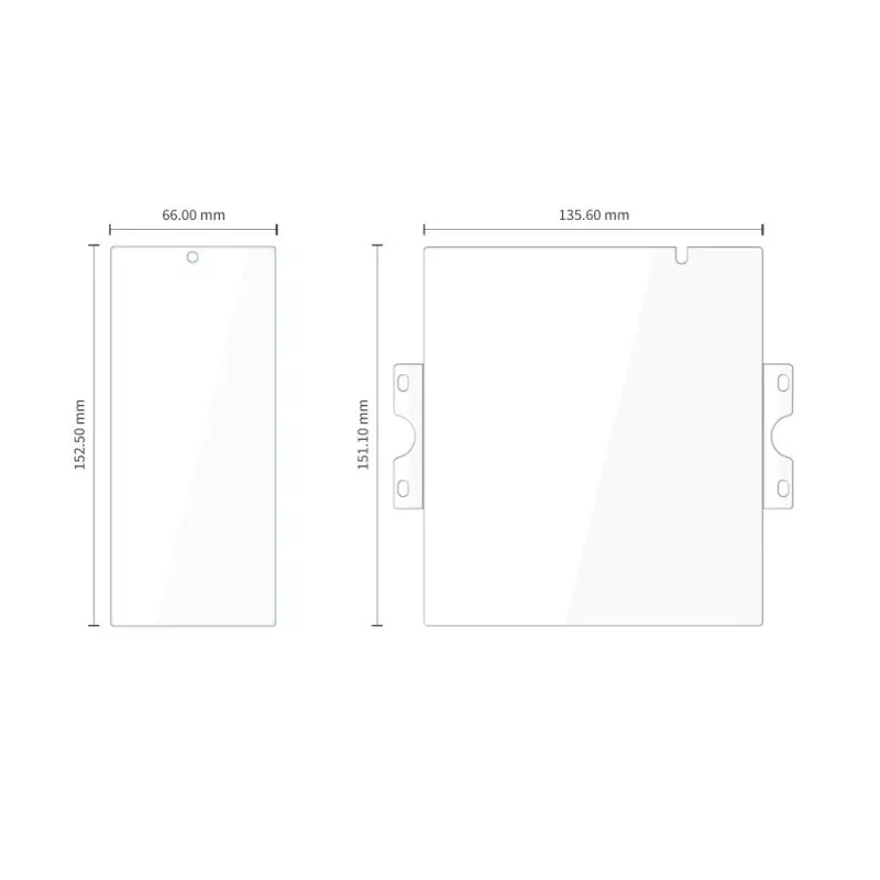TECH-PROTECT Easy Set Película e Vidro FIT+ Conjunto de Proteção 4 em 1 para Samsung Galaxy Z Fold 8 – Ultra Clear