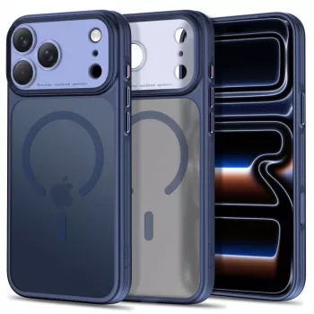 TECH-PROTECT MagPrime Capa MagSafe para iPhone 17 Pro Max / 18 Pro Max – Azul Profundo Mate