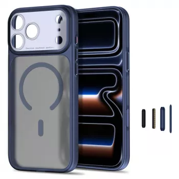 TECH-PROTECT MagPrime Capa MagSafe para iPhone 17 Pro Max / 18 Pro Max – Azul Profundo Mate