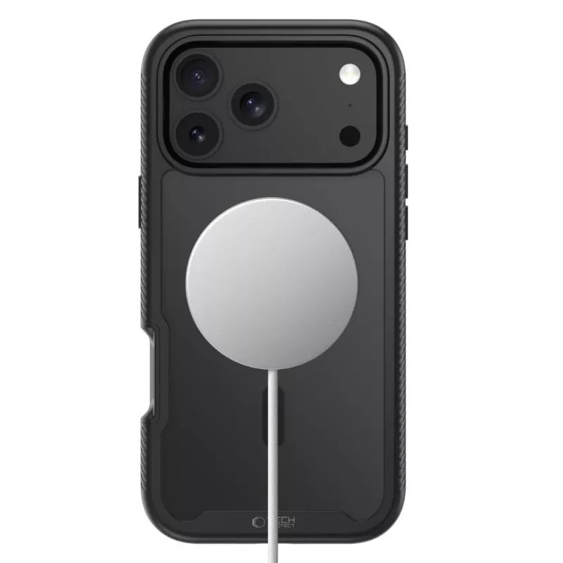 Tech-Protect Defense Capa MagSafe para iPhone 17 Pro / 18 Pro Preto Mate