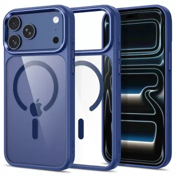 Tech-Protect Magmat Capa MagSafe Transparente para iPhone 17 Pro Max / 18 Pro Max - Deep Blue