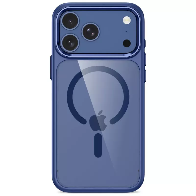 Tech-Protect Magmat Capa MagSafe Transparente para iPhone 17 Pro Max / 18 Pro Max - Deep Blue
