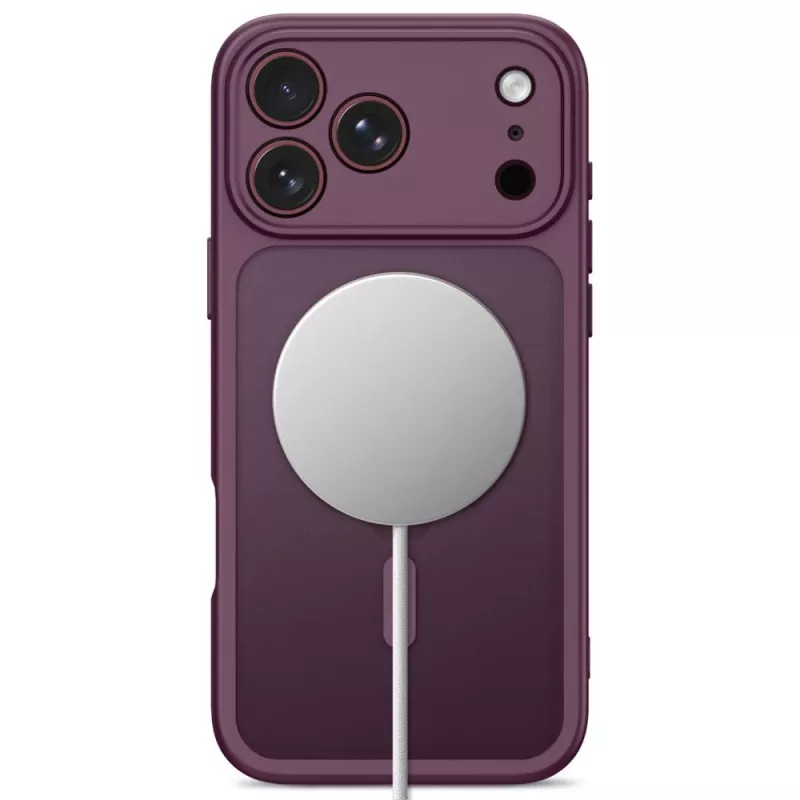 Tech-Protect Basicmag Capa MagSafe para iPhone 17 Pro Max / 18 Pro Max Vermelho Cereja Escuro Mate