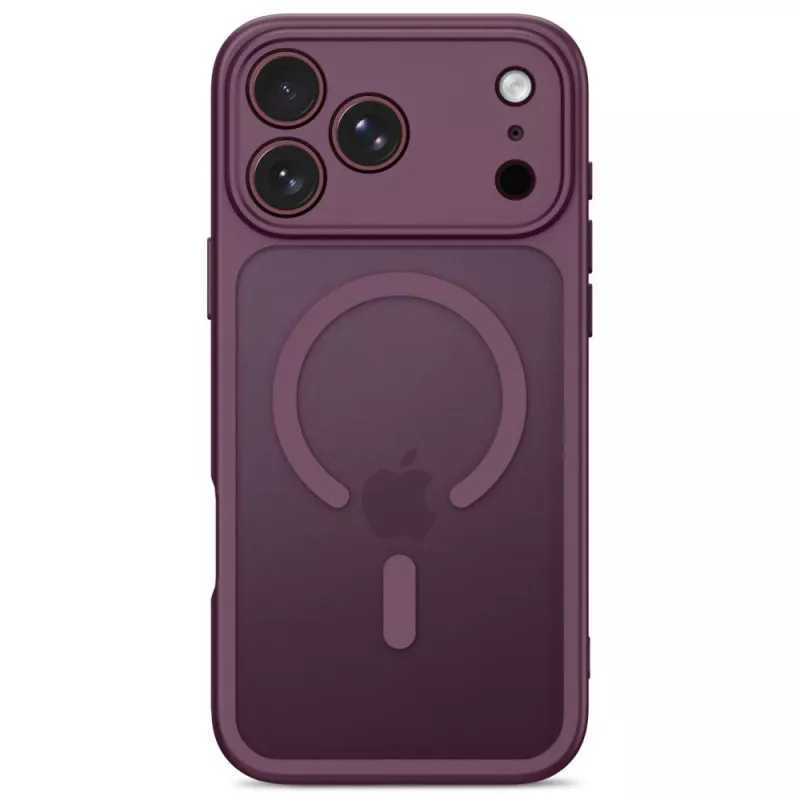 Tech-Protect Basicmag Capa MagSafe para iPhone 17 Pro Max / 18 Pro Max Vermelho Cereja Escuro Mate