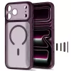 TECH-PROTECT MagPrime Capa MagSafe para iPhone 17 Pro Max / 18 Pro Max - Vermelho Cereja Escuro Mate
