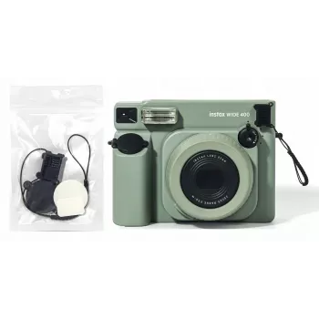 LOVEINSTANT Conjunto de tampa do disparador e correção de exposição para Fujifilm Instax Wide 400