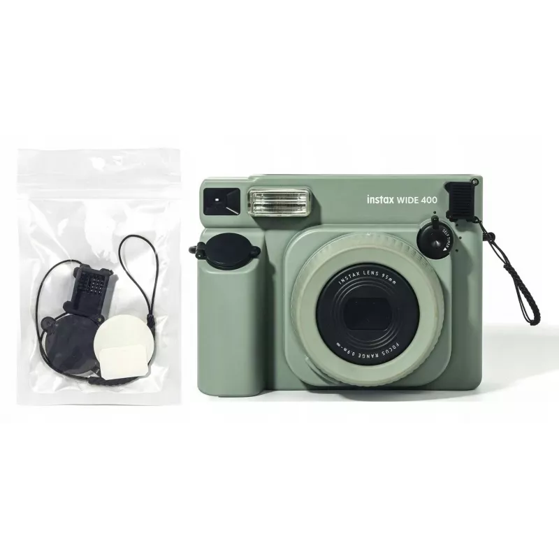 LOVEINSTANT Conjunto de tampa do disparador e correção de exposição para Fujifilm Instax Wide 400