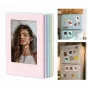 LOVEINSTANT Conjunto de 5 molduras magnéticas para fotografias para Fujifilm Instax Mini – cores pastel, montagem no frigorífico