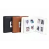 LOVEINSTANT Álbum de fotografias para Polaroid Go, 36 folhas, 288 fotografias, pele PU castanha
