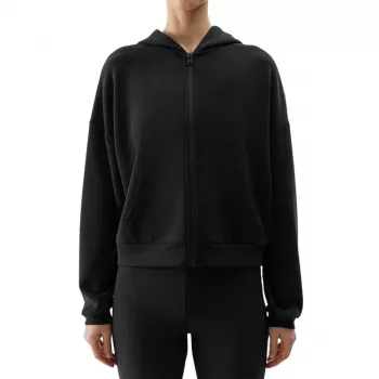 4F Sweatshirt para mulher F1002 preto profundo tamanho S