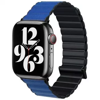 Beline Magnetic Pro pulseira para Apple Watch 38/40/41mm preto/azul