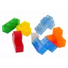 LEAN TOYS Magic Magnetic Cube 7 Elements - puzzle magnético 3D, 7 peças, multicolor, brinquedo educativo a partir dos 6 anos