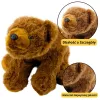 LEAN TOYS peluche urso castanho peluche 28cm