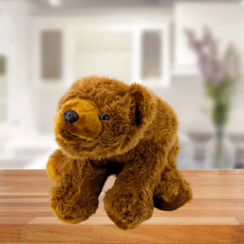 LEAN TOYS peluche urso castanho peluche 28cm