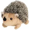 LEAN TOYS mascote de peluche ouriço peluche castanho 17,5 cm