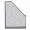 LEAN suporte organizador de escritório em metal para documentos e pastas, vertical, prateado, A4