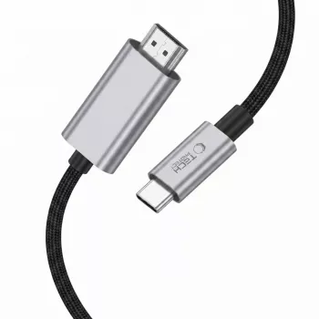 TECH-PROTECT ULTRABOOST cabo USB-C para HDMI 2.1 8K 60Hz 200cm cinzento-ferro
