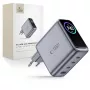 TECH-PROTECT POWERVISION NC140W-GaN carregador de 4 portas PD 140W / QC3.0 cinzento-escuro
