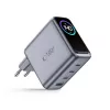 TECH-PROTECT POWERVISION NC140W-GaN carregador de 4 portas PD 140W / QC3.0 cinzento-escuro