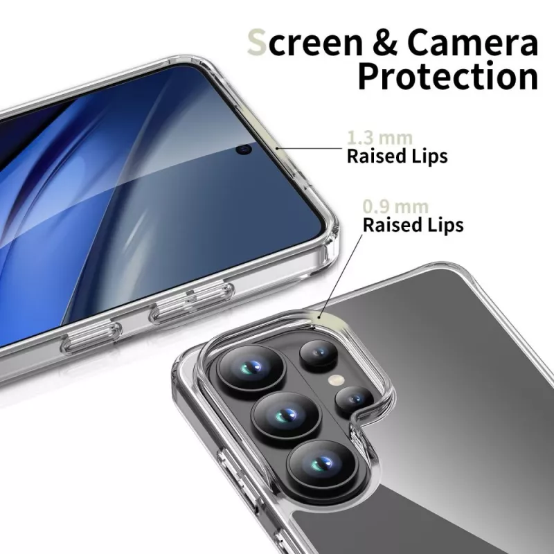 Capa TECH-PROTECT FlexAir Hybrid para Samsung Galaxy S26 Ultra - Transparente