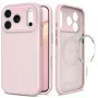 Capa transparente Tech-Protect Uniq MagSafe para iPhone 17 Pro / 18 Pro Soft Pink