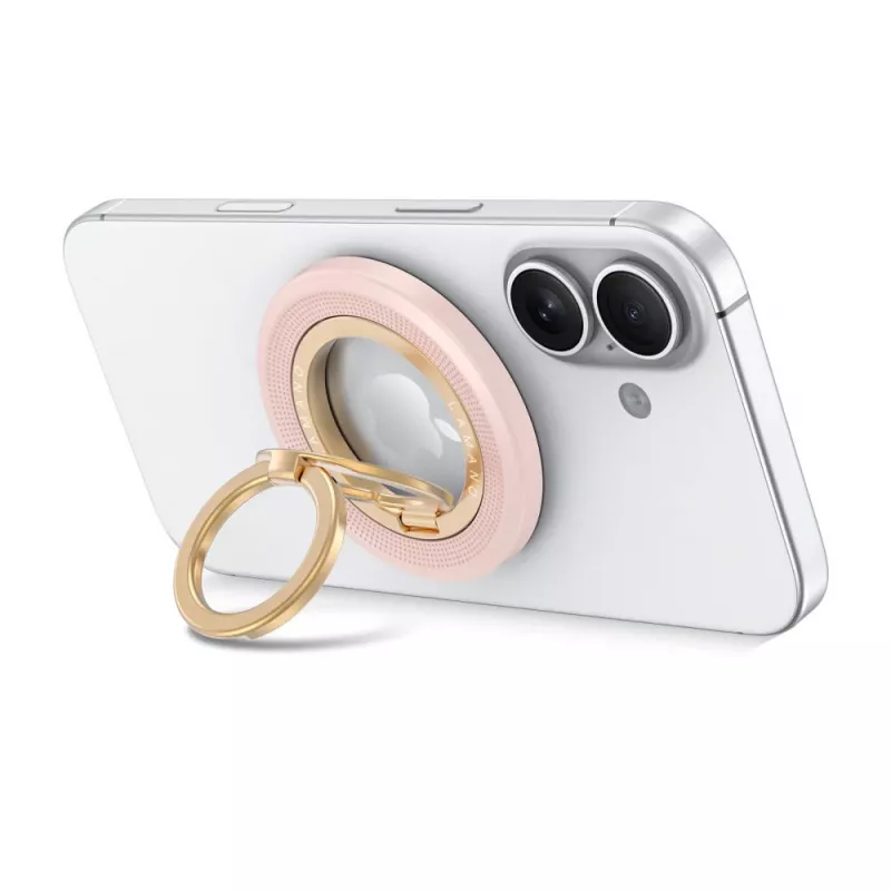 Anel de telefone magnético MagSafe TECH-PROTECT MMR700 Lamano rosa/dourado