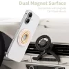 Anel de telefone magnético MagSafe TECH-PROTECT MMR700 Lamano rosa/dourado