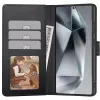 Capa com carteira Tech-Protect para Samsung Galaxy S25 Edge preto