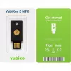 Chave de segurança YubiKey 5 NFC pack de 2 (preto/dourado, USB-A e NFC)