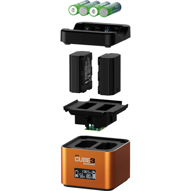 Hähnel ProCube 3 Twin carregador para câmaras Sony (1000 577.2)
