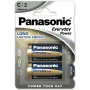 Pilhas alcalinas Panasonic Everyday Power C LR14 1,5 V pack de 2 blister