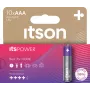 Pilhas alcalinas ITSON LR03IPO/10HH AAA pack de 10 | 1,5V LR03 MN2400 duradouras, à prova de fugas, sem mercúrio