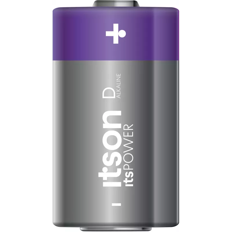 Pilha alcalina D itson itsPOWER, embalagem de 2 (LR20IPO/2CP)