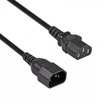 Akyga AK-PC-07C Cabo de extensão CU IEC C13 para C14 3m preto