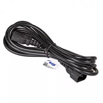 Akyga AK-PC-07C Cabo de extensão CU IEC C13 para C14 3m preto