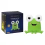 INNOGIO GIOFROGO Candeeiro de noite LED sapo GIO-165 - Lâmpada de silicone recarregável com controlo tátil, 7 cores, temporizador