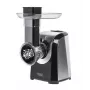 TEESA TSA3025 Conjunto elétrico de ralador de legumes e picadora de carne – 1900 W máx, 350 W potência nominal, 2,3 kg/min, 3 discos para picadora, 4 tambores de ralar, enchimento de salsichas, acessório Kubbe, espremedor de citrinos, branco