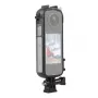 PULUZ PU979B Capa protetora com suporte e sapata dupla para flash frio para Insta360 X4 – preto