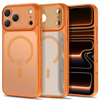 TECH-PROTECT MagPrime MagSafe CC iPhone 17 Pro / 18 Pro mate Cosmic Orange