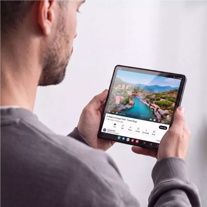 TECH-PROTECT Easy Set Fit+ Conjunto de proteção 4-em-1 para Samsung Galaxy Z Fold 8 – transparente (película e vidro)