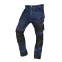 NEO TOOLS Calças de trabalho em denim com reforços Oxford, azul-marinho, tamanho XXL (81-360-1-XXL)